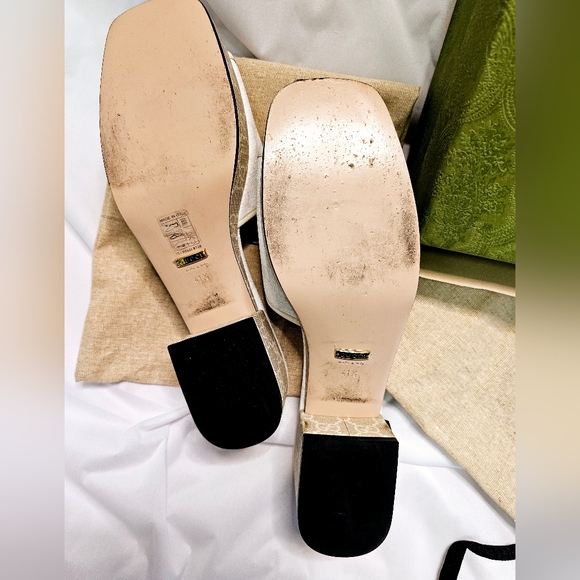 Gucci Supreme Block heel 41.5 - Picture 3 of 9